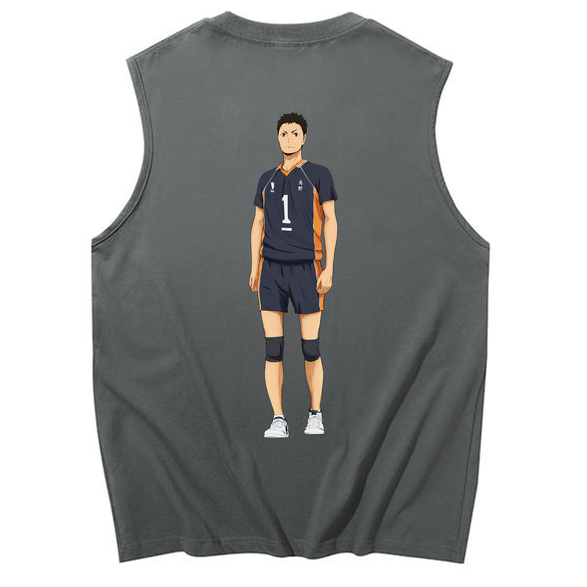 （画像用） ハイキュー!! Haikyu!! コットン100％タンクトップ（背面プリント）